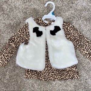 First impressions Shirt and vest 24M